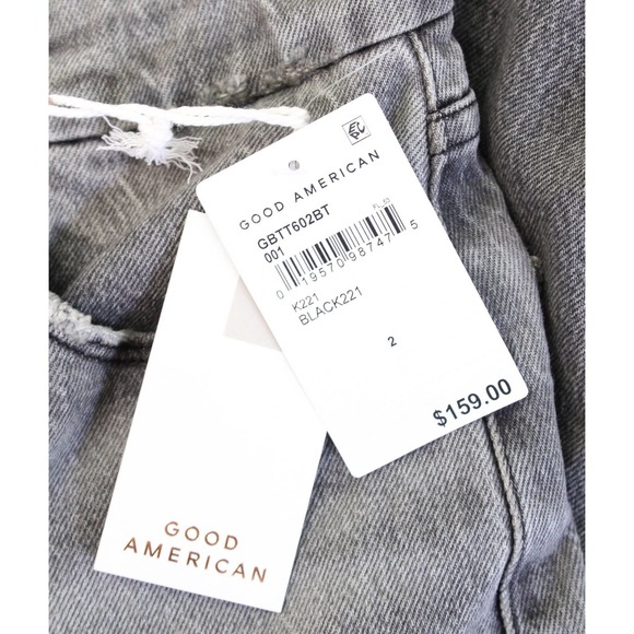 Good American Charcoal Boyfriend Jeans - Picture 5 of 11